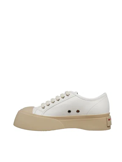 Marni Sneakers Donna Pelle Bianco