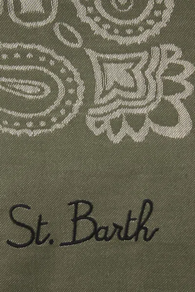 Mc2 Saint Barth Soft Jacquard Fouta With Print