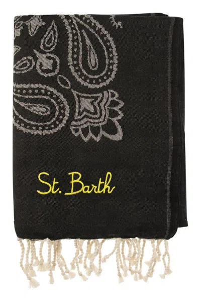 MC2 SAINT BARTH MC2 SAINT BARTH SOFT JACQUARD FOUTA WITH PRINT 