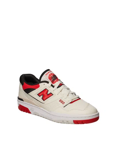 New Balance Premium Leather Sneakers Round Toe
