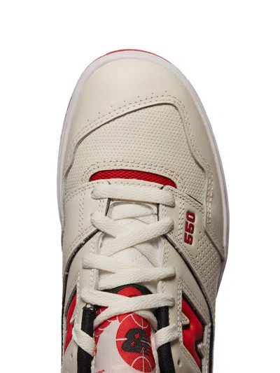 New Balance Premium Leather Sneakers Round Toe