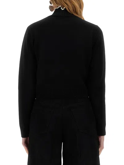 Nina Ricci Bead-embellished Wool-blend Jumper