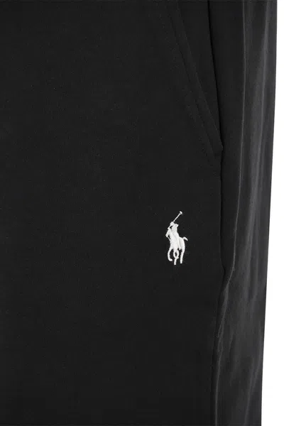 Polo Ralph Lauren Elastic Waistband Fleece Sweatpants With Ribbed Cuffs