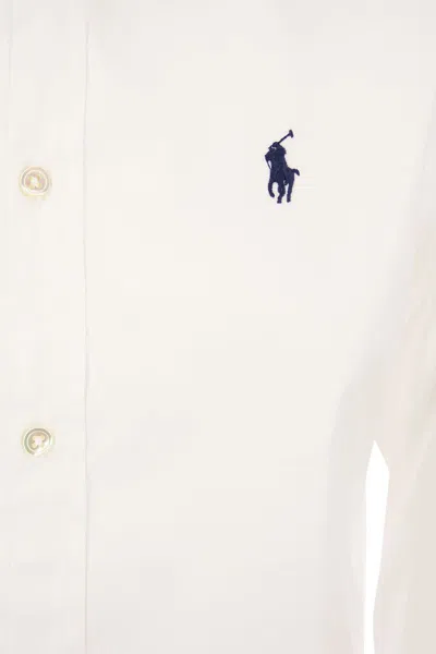 Polo Ralph Lauren Classic Long Sleeves Button Front Shirt Clothing In White