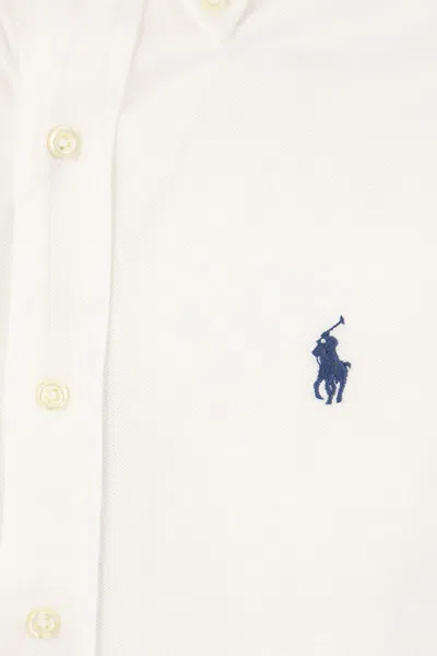 Polo Ralph Lauren Embroidered-logo Cotton Shirt