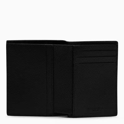 Saint Laurent Black Vertical Bi-fold Wallet