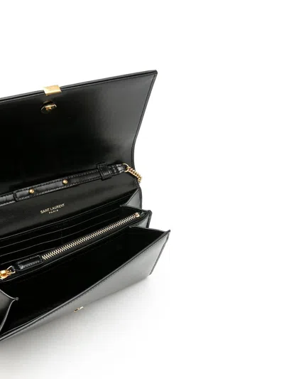 Saint Laurent Cassandre Logo Plaque Shoulder Bag