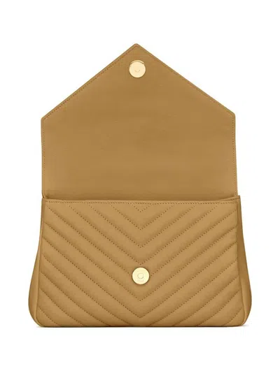 Saint Laurent College Logo Plaque Shoulder Bag