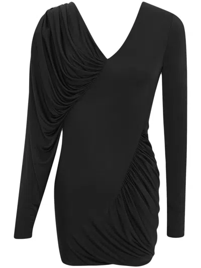 Saint Laurent Cupro Mini Dress