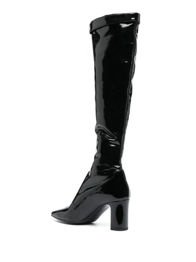 Saint Laurent Women's Elle Square Toe Bags Boot