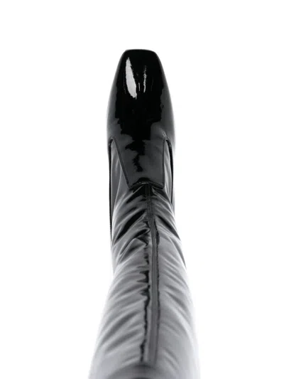 Saint Laurent Women's Elle Square Toe Bags Boot