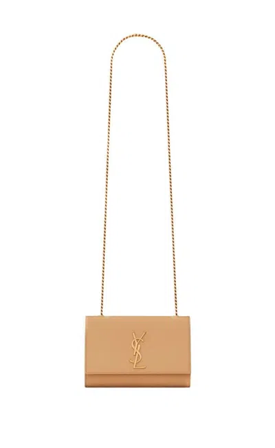 Saint Laurent Kate Logo Plaque Shoulder Bag