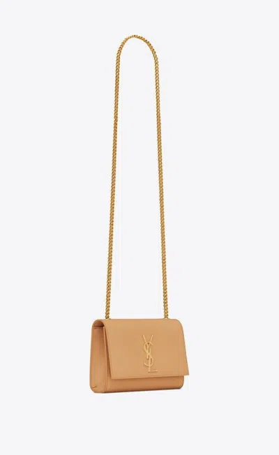 Saint Laurent Kate Logo Plaque Shoulder Bag