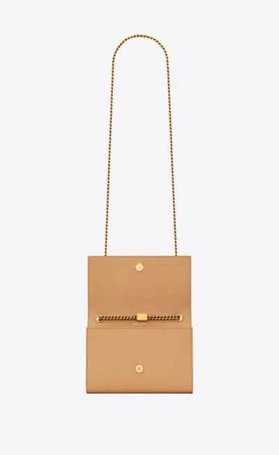 Saint Laurent Kate Logo Plaque Shoulder Bag