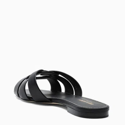 Saint Laurent Paris Women Tribute Mules In Smooth Leather