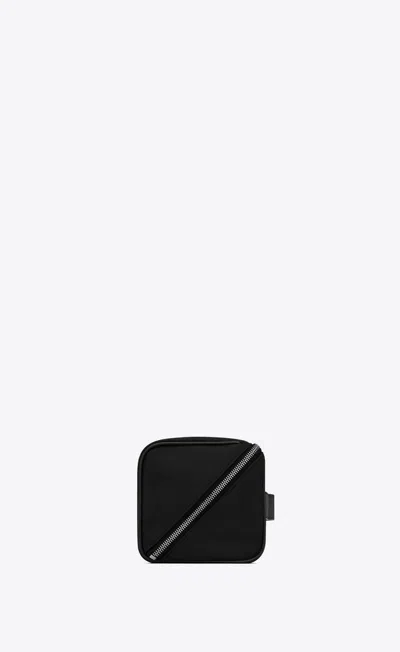 Saint Laurent Logo Print Cube Pouch