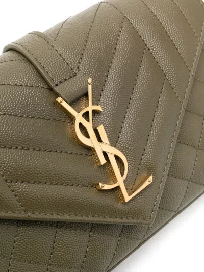 Saint Laurent Logo Plaque Shoulder Bag