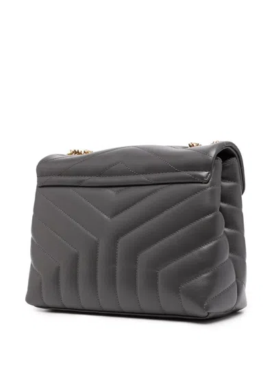 Saint Laurent Loulou Logo Plaque Shoulder Bag