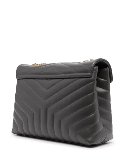 Saint Laurent Loulou Logo Plaque Shoulder Bag