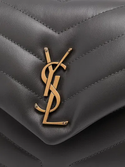 Saint Laurent Loulou Logo Plaque Shoulder Bag