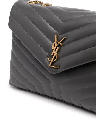Saint Laurent Loulou Logo Plaque Shoulder Bag