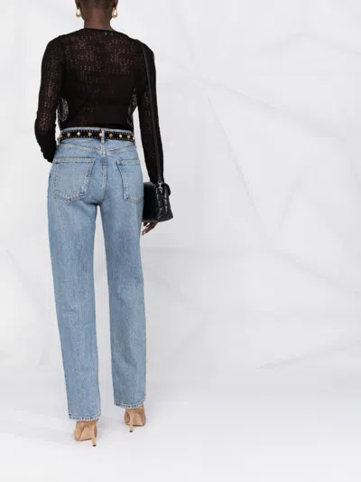 Saint Laurent Women's Pull Loose Col V Maille Dejaug