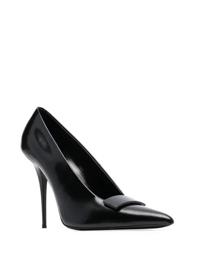 Saint Laurent Pointed-toe Polished-finish Pumps