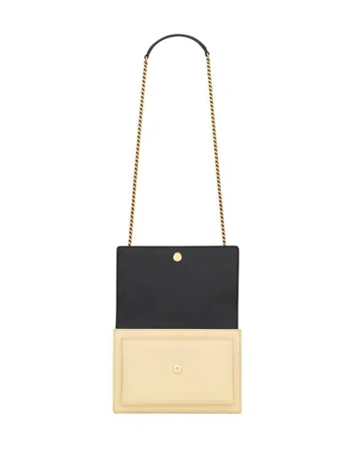 Saint Laurent Sunset Logo Plaque Chain Wallet