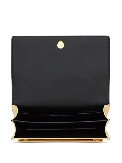 Saint Laurent Sunset Logo Plaque Chain Wallet