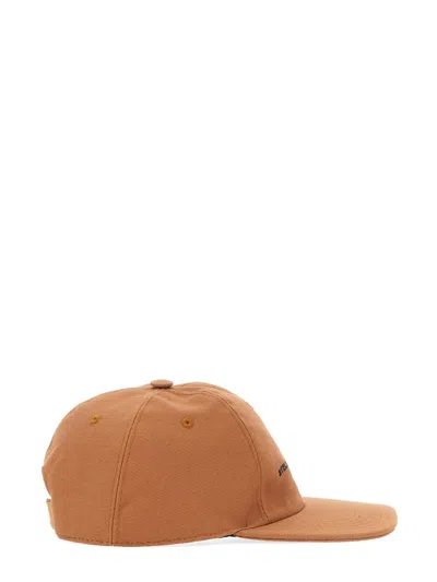 Stella Mccartney Caramel Cotton Blend Baseball Cap