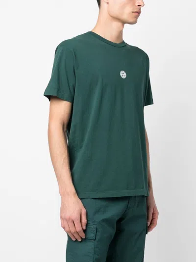 Stone Island Logo-print Short-sleeved T-shirt