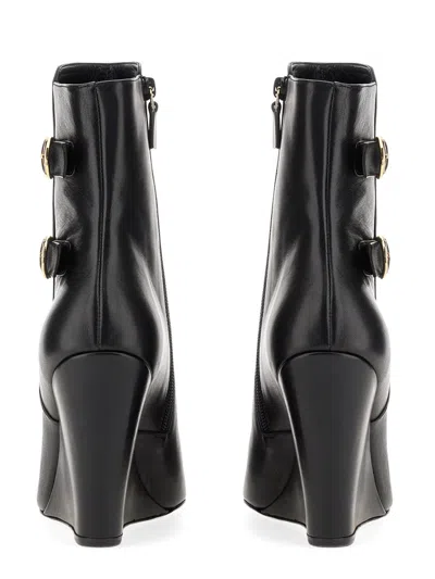 Stuart Weitzman Pointed-toe 100mm Wedge Boots