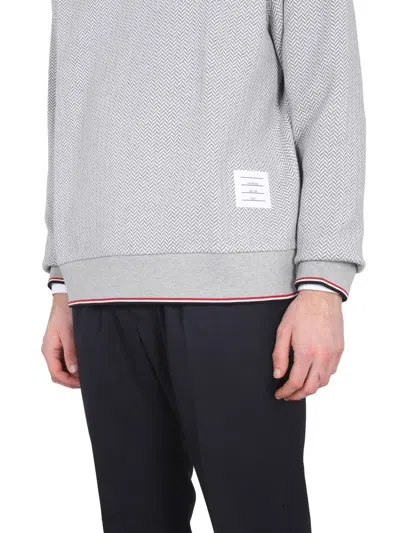 Thom Browne Herringbone Pattern Sweater