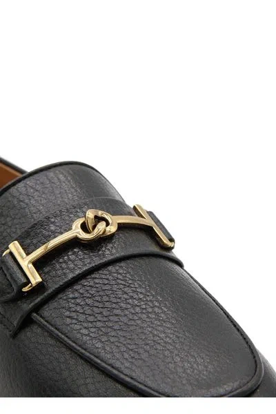 Tod's Leather Loafers With Bow