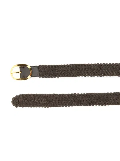 Tom Ford Woven Leather Belt For Men