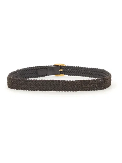 Tom Ford Woven Leather Belt For Men