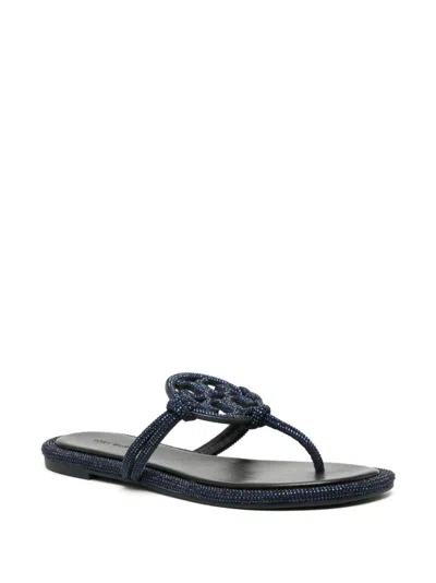 Shop Tory Burch Miller Leather Thong Sandals