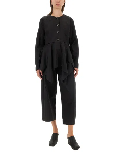 Uma Wang Black Viscose Blend Koney Jacket