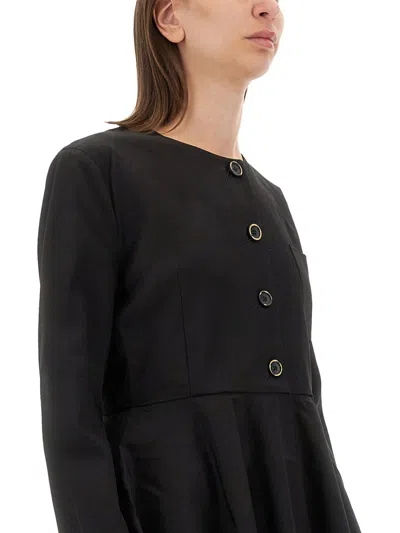 Uma Wang Black Viscose Blend Koney Jacket