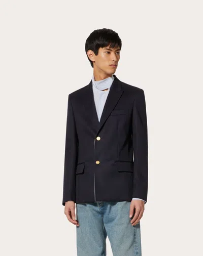 Valentino Men's Cotton Buttoned Blazer