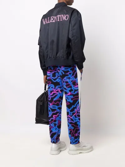 Valentino Iconographe Motif Bomber Jacket
