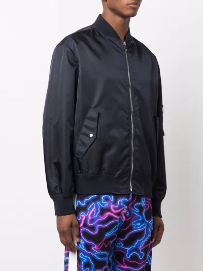 Valentino Iconographe Motif Bomber Jacket