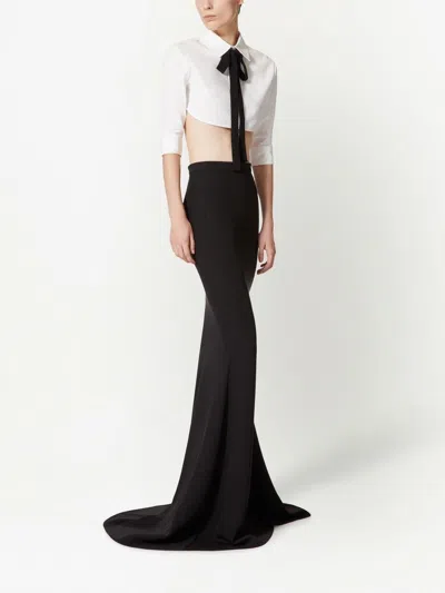 Valentino Cady Couture Long Skirt Woman Black 42