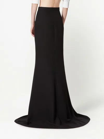 Valentino Cady Couture Long Skirt Woman Black 42