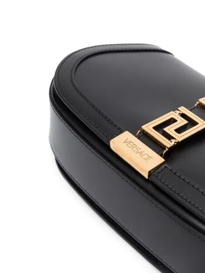 Versace Greca Goddess Leather Crossbody Bag