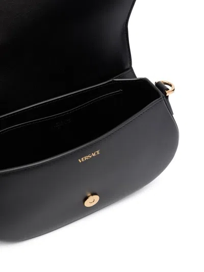 Versace Greca Goddess Leather Crossbody Bag