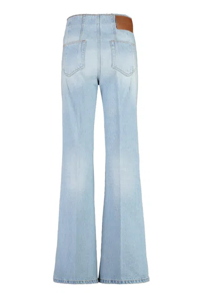 Victoria Beckham High Waist Straight Leg Trousers