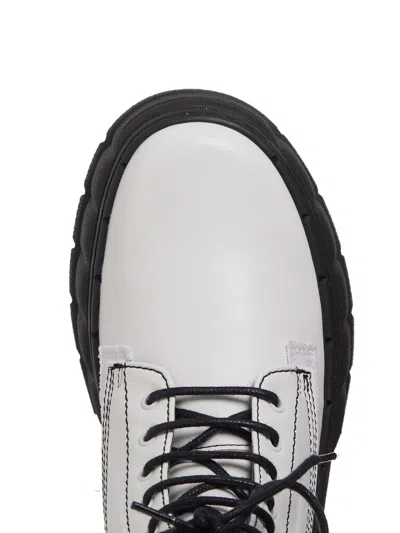 Viron Apple Faux Leather Combat Boots