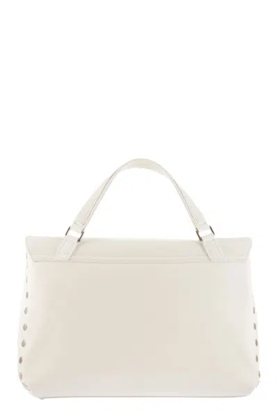 Zanellato Postina Daily Shoulder Bag With Removable Strap In White