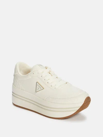 Guess Factory Carsons Chunky Platform Sneakers In Multi